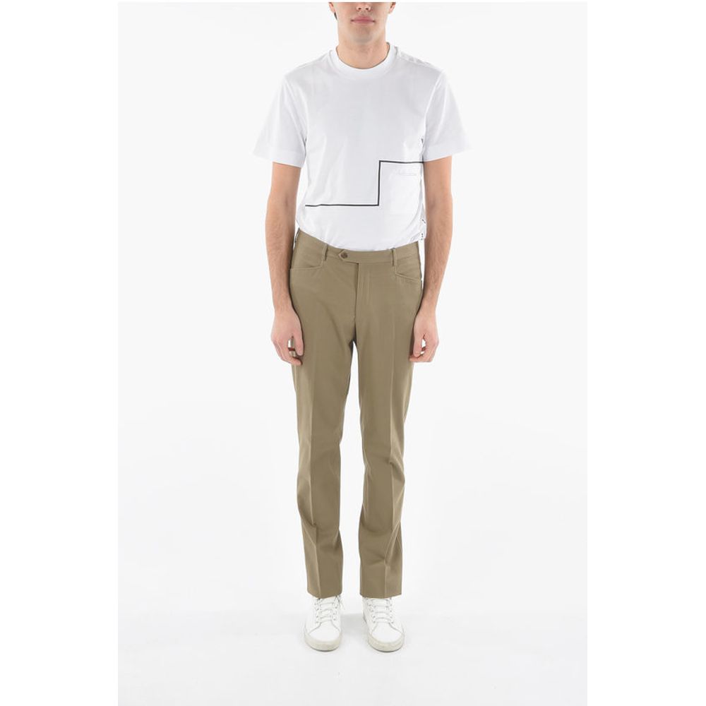 Corneliani Cotton Elegant Trousers with Patch Pockt