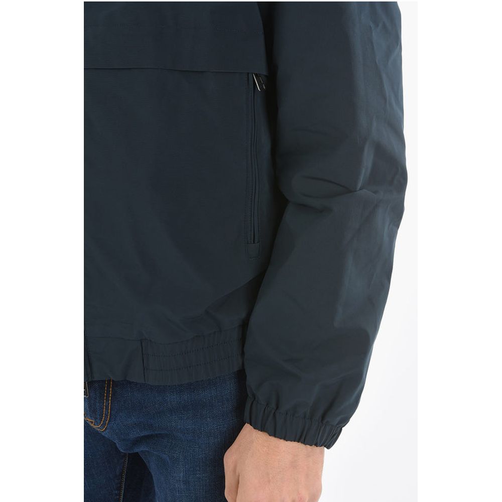 Woolrich Removable Hooded Solid Color MALLARD Windbreaker With Maxi P