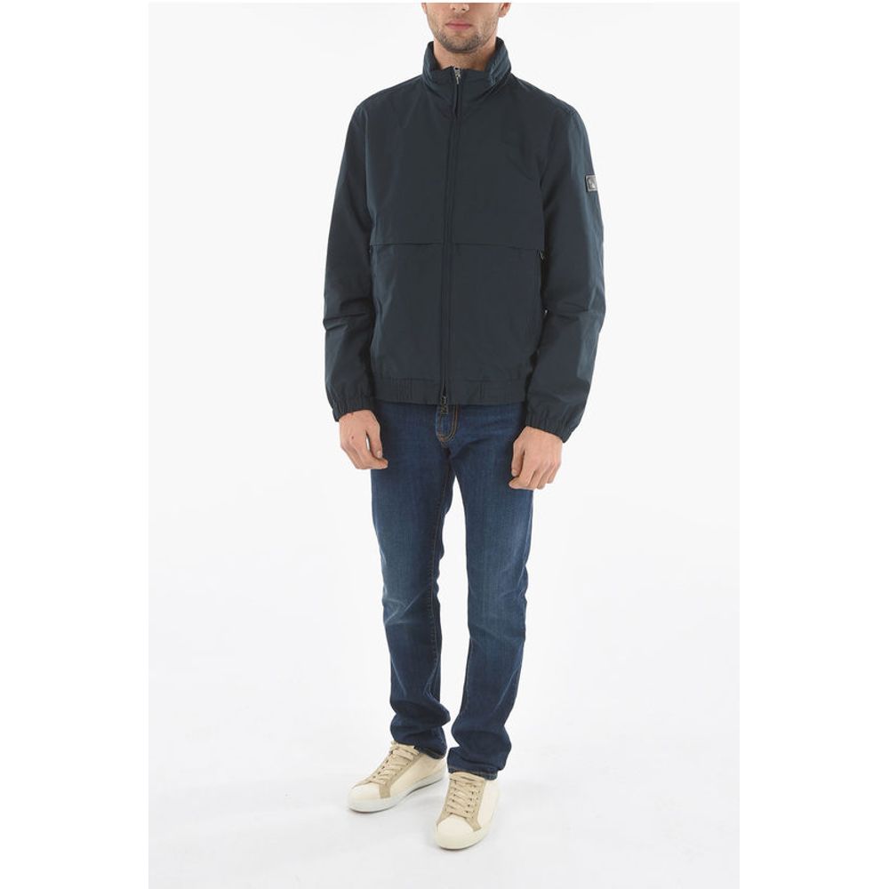 Woolrich Removable Hooded Solid Color MALLARD Windbreaker With Maxi P