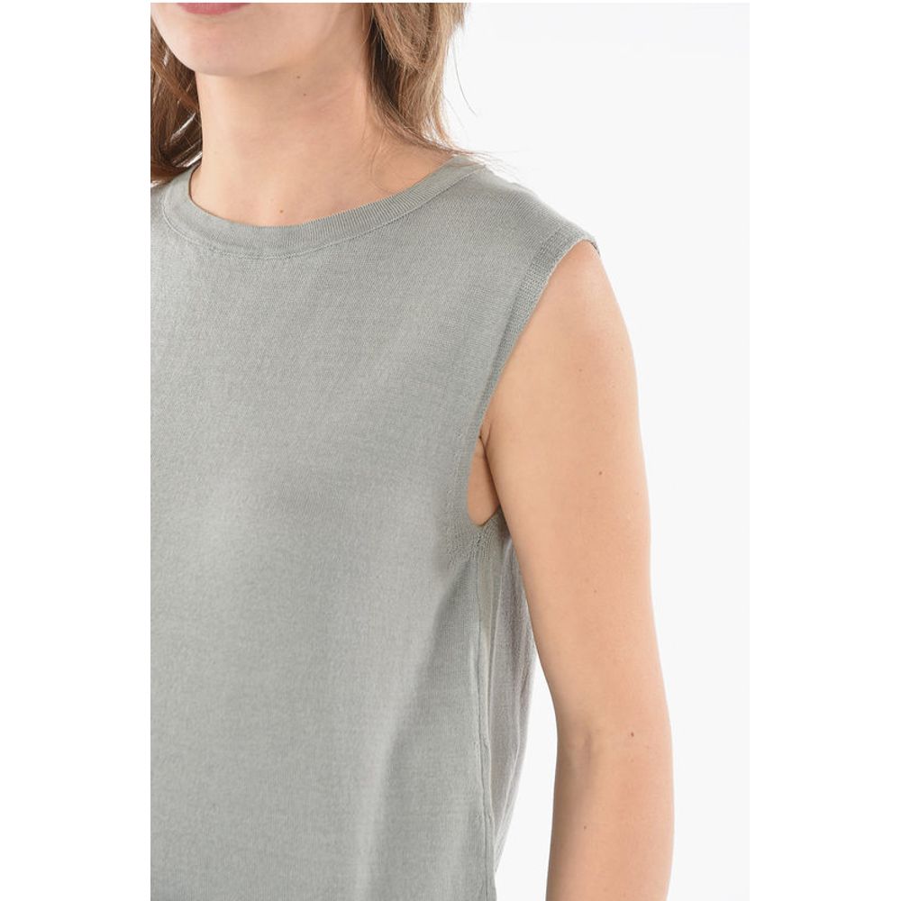 Ixos Sleeveless CALENDULA Sweater with Front Slit
