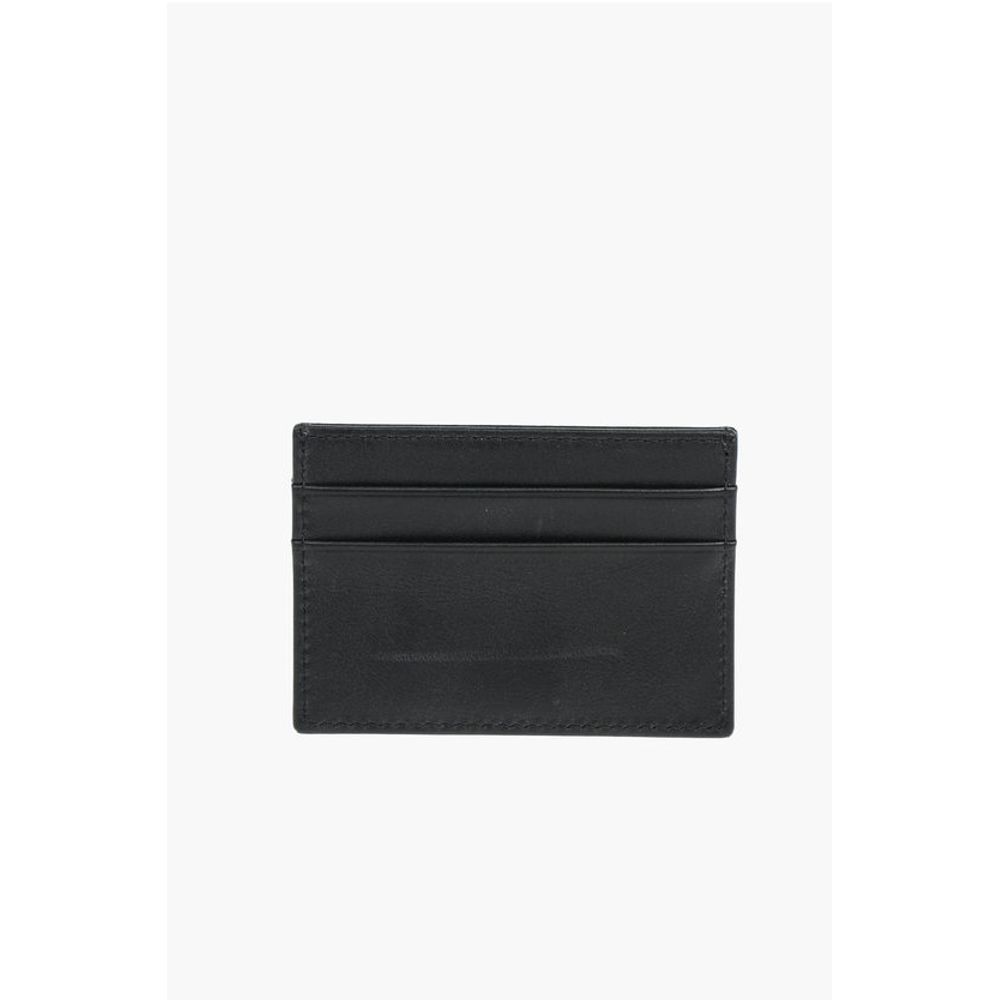 Corneliani Horizontal Compartment Leather Card Holder