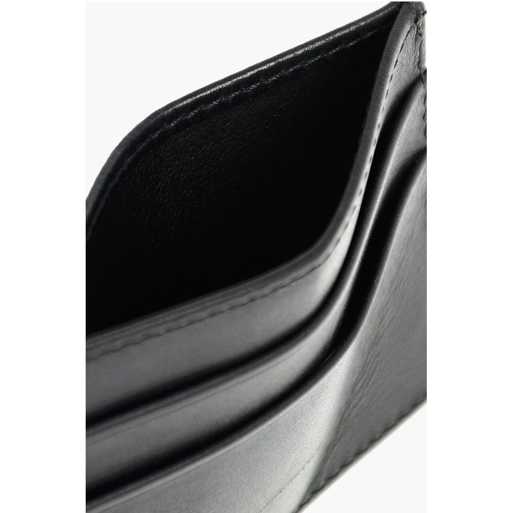 Corneliani Horizontal Compartment Leather Card Holder