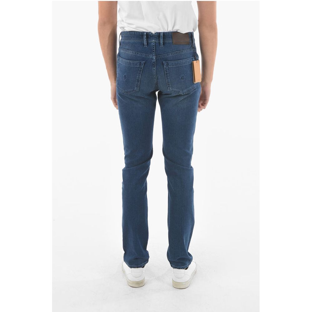 Corneliani ID Dark Wash Slim Fit Denims