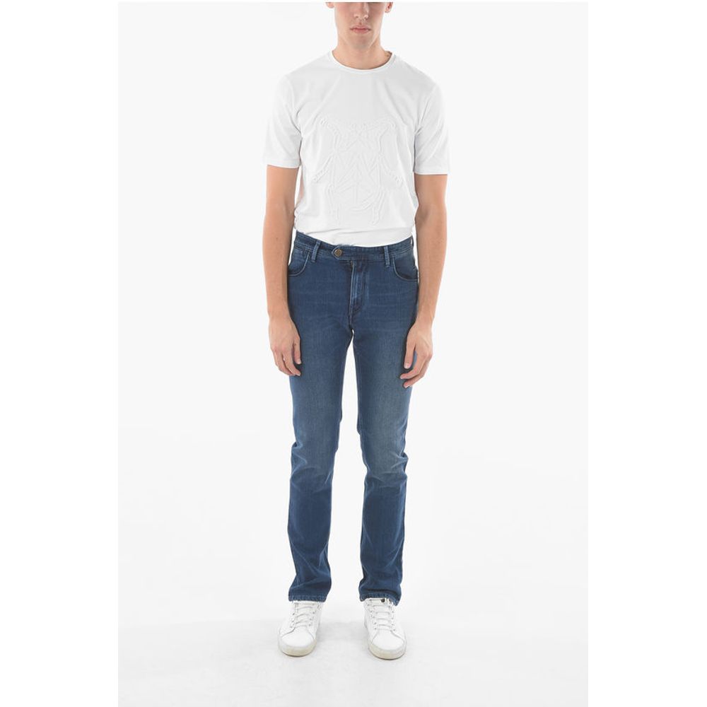 Corneliani ID Dark Wash Slim Fit Denims