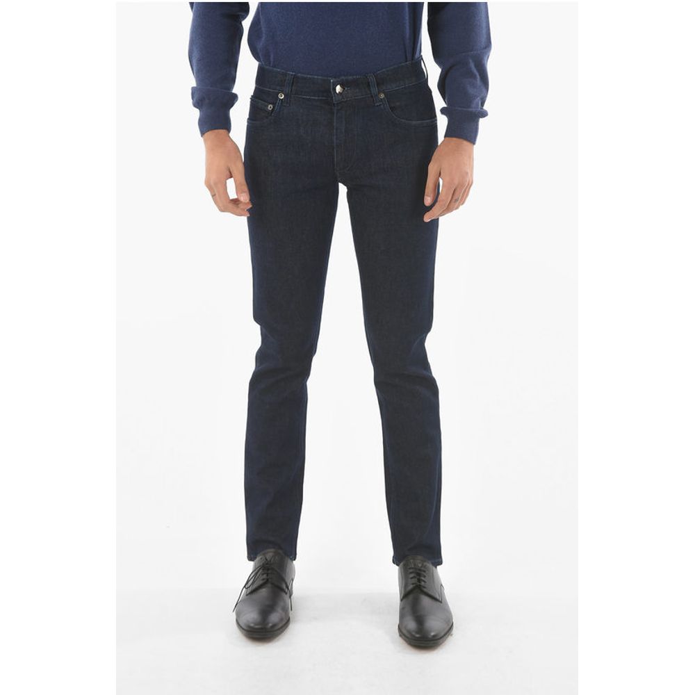 Corneliani ID Dark Wash Slim Fit Denims