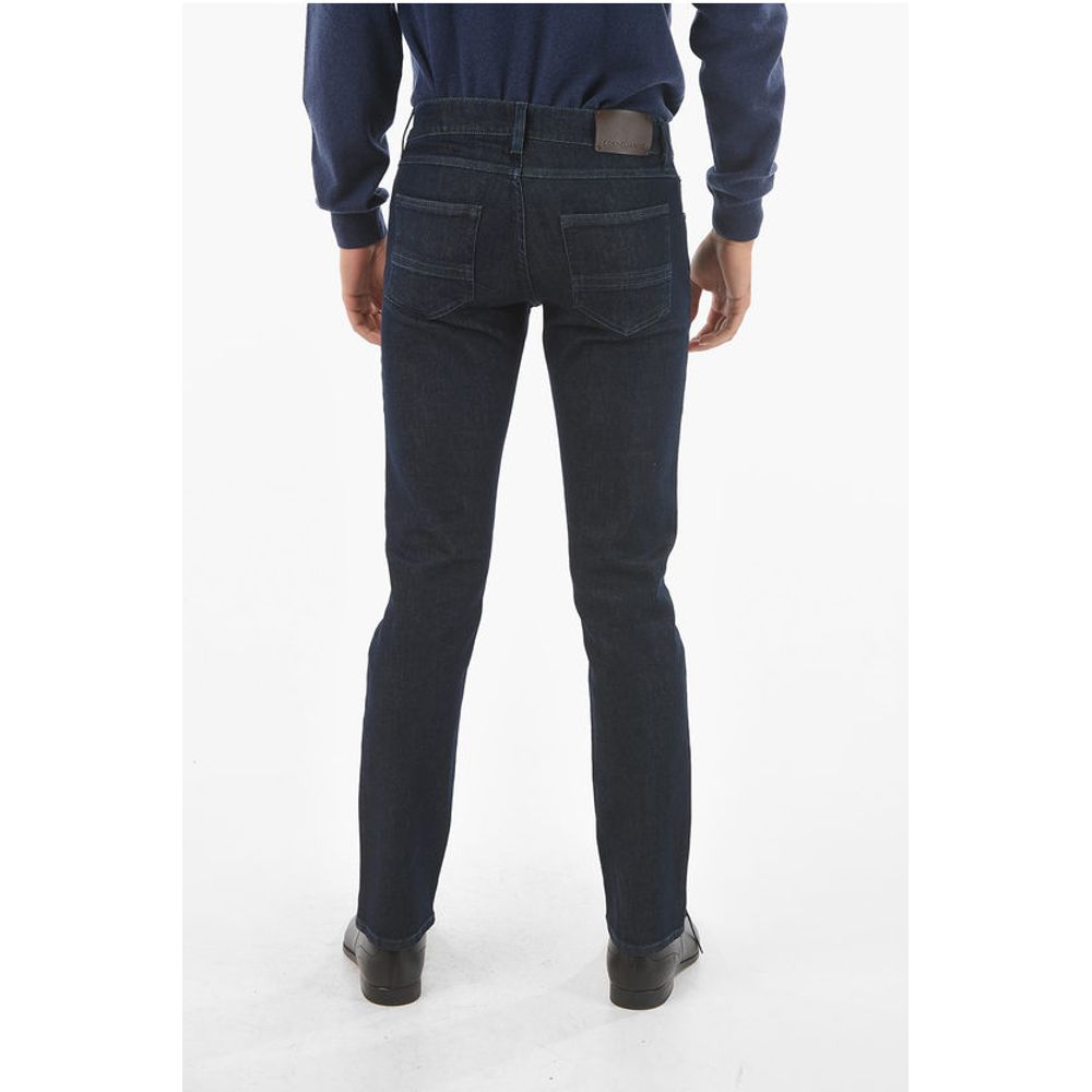 Corneliani ID Dark Wash Slim Fit Denims