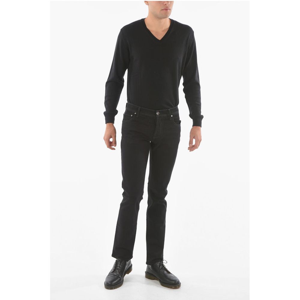 Corneliani ID LUXURY DENIM 5 Pocket Stretch Cotton Denims