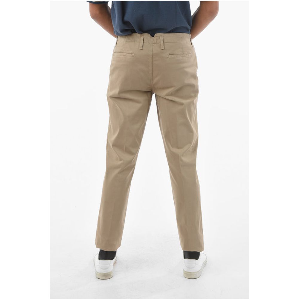 Corneliani ID Solid Color Stretch Cotton Chino Pants