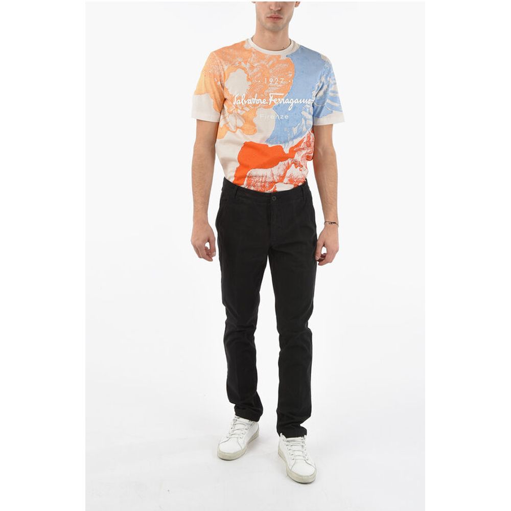Corneliani CC COLLECTION Stretch Cotton Chino Pants
