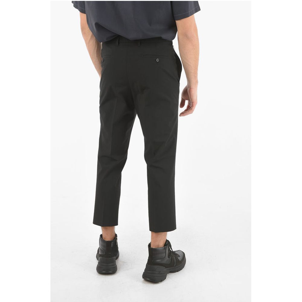 Neil Barrett Double-pleated LOOSE TAPERED FIT Low-Rise Pants