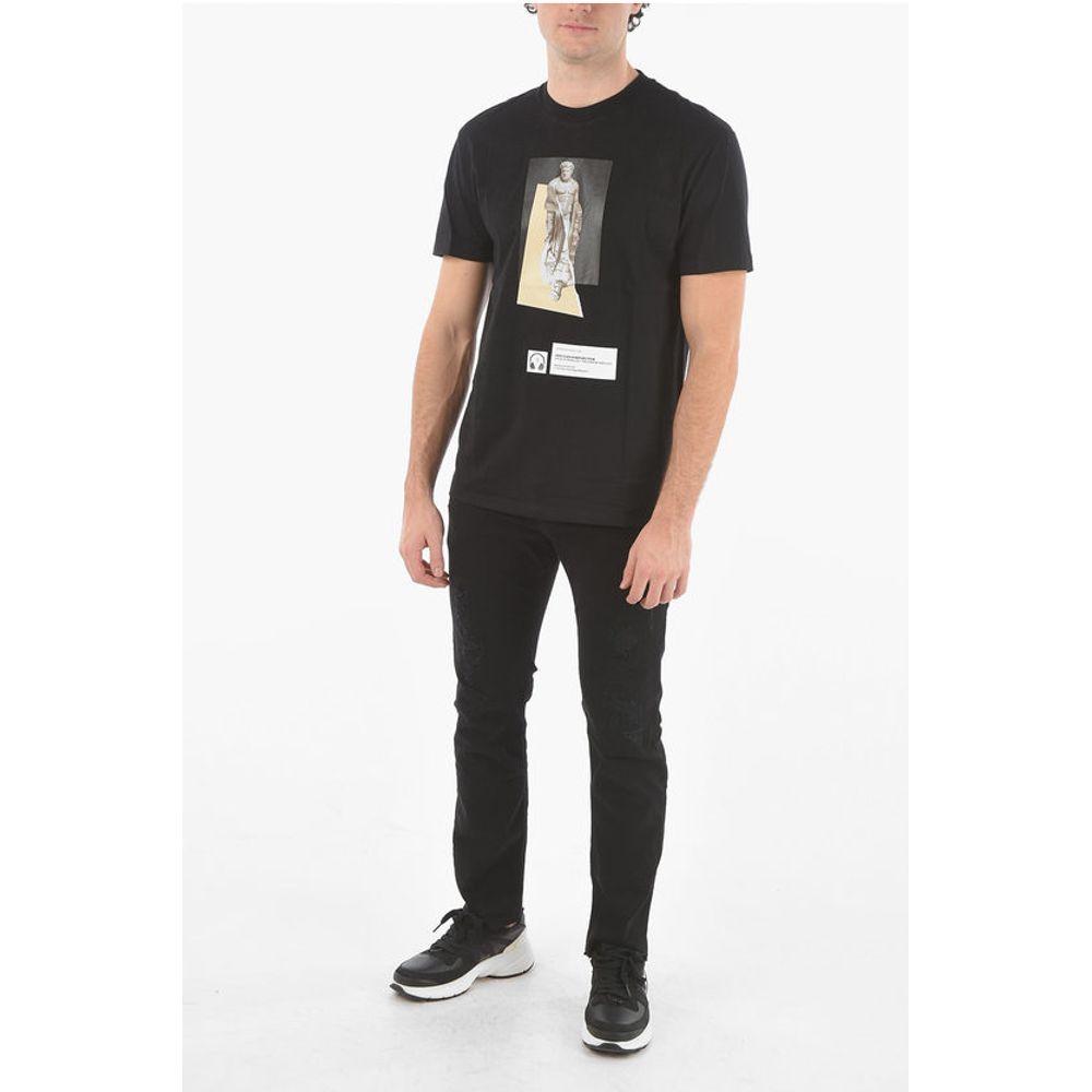 Neil Barrett Cotton HERCULES IN REFLECTION Printed T-Shirt