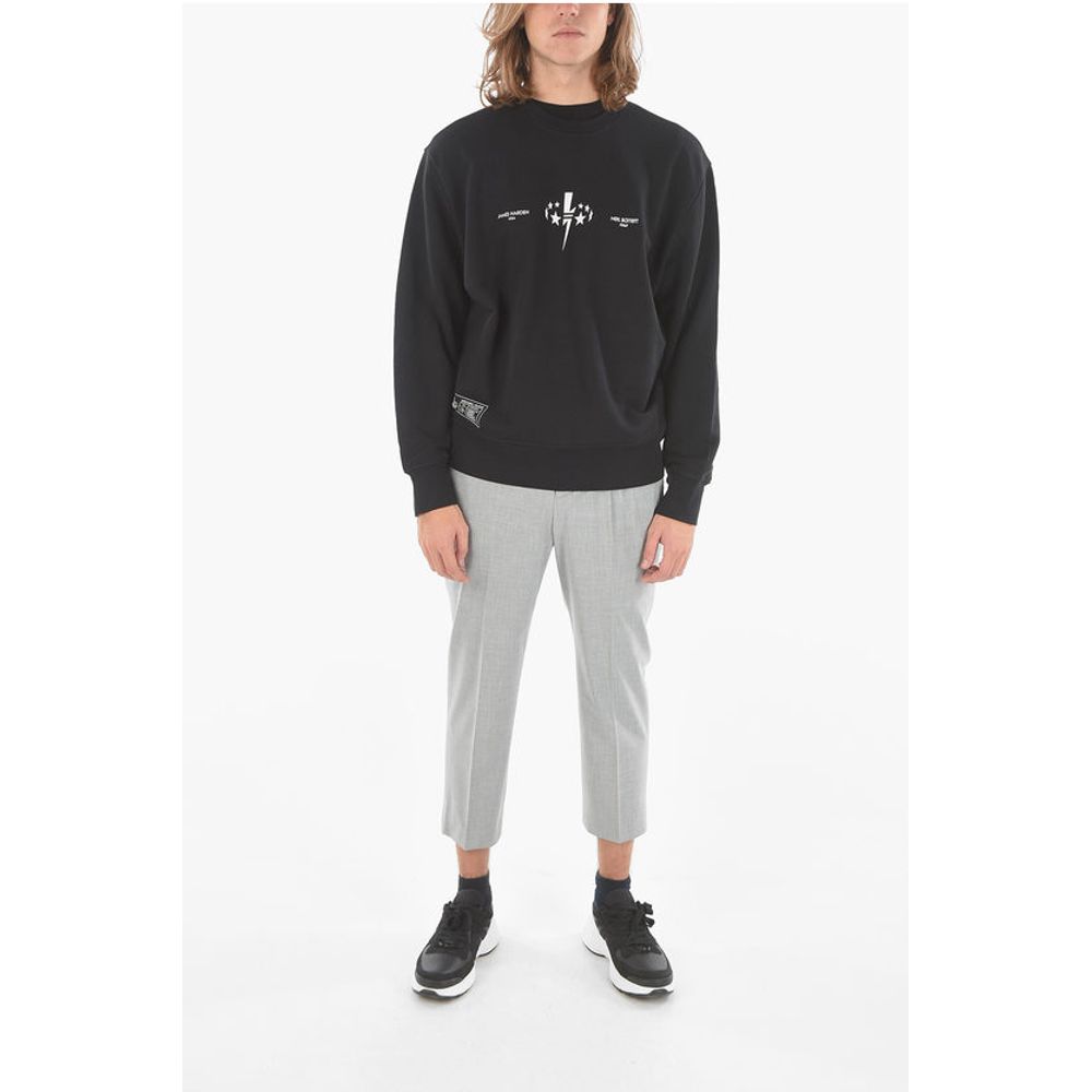 Neil Barrett JAMES HARDEN X NEIL BARRETT Lightweight Jersey Crewneck Swea
