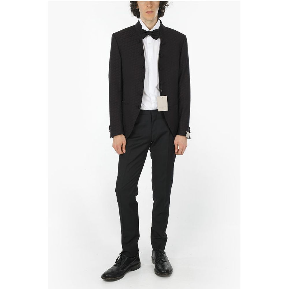 Corneliani Embroidered Virgin Wool Blazer