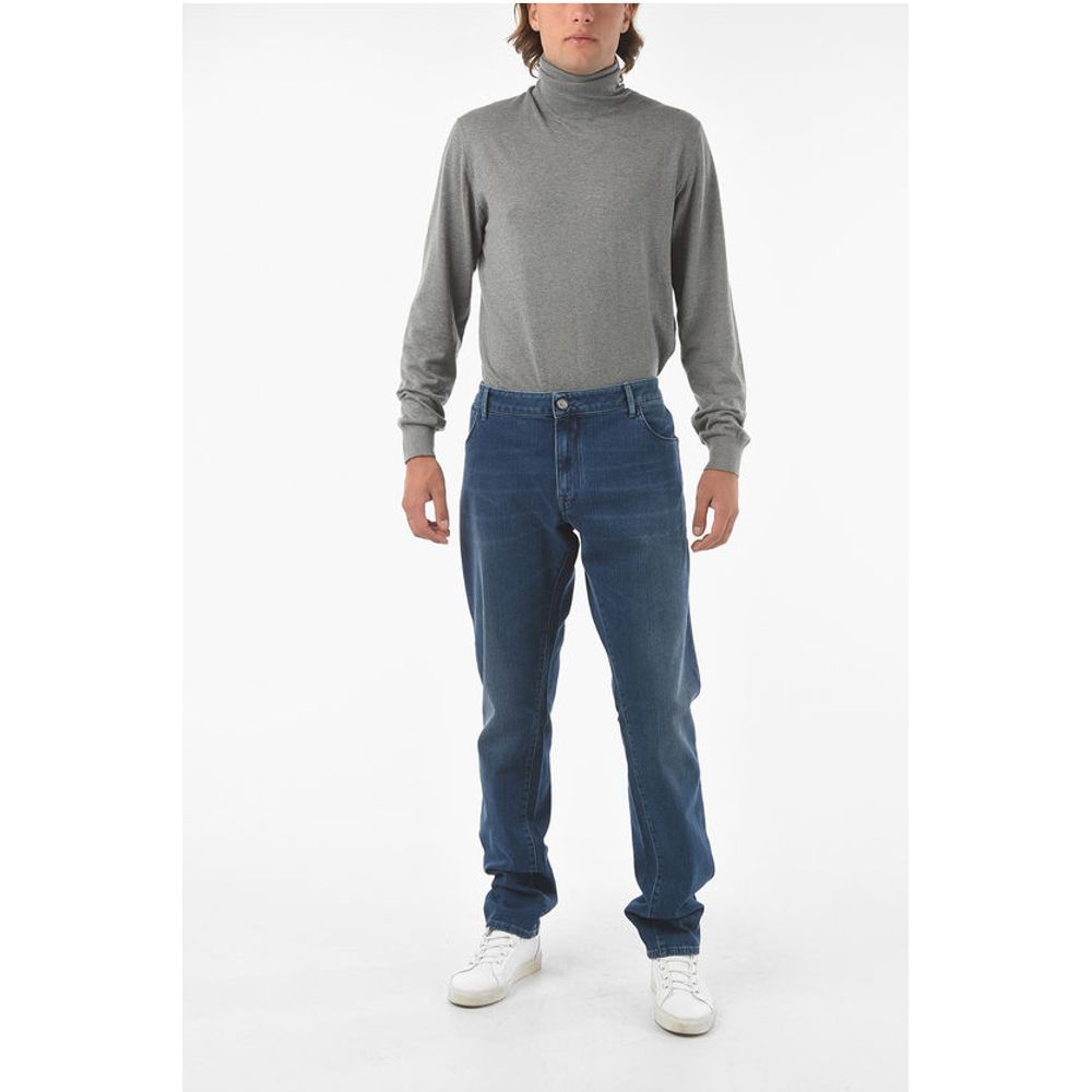 Corneliani ID Mid-wash Straight-leg Jeans