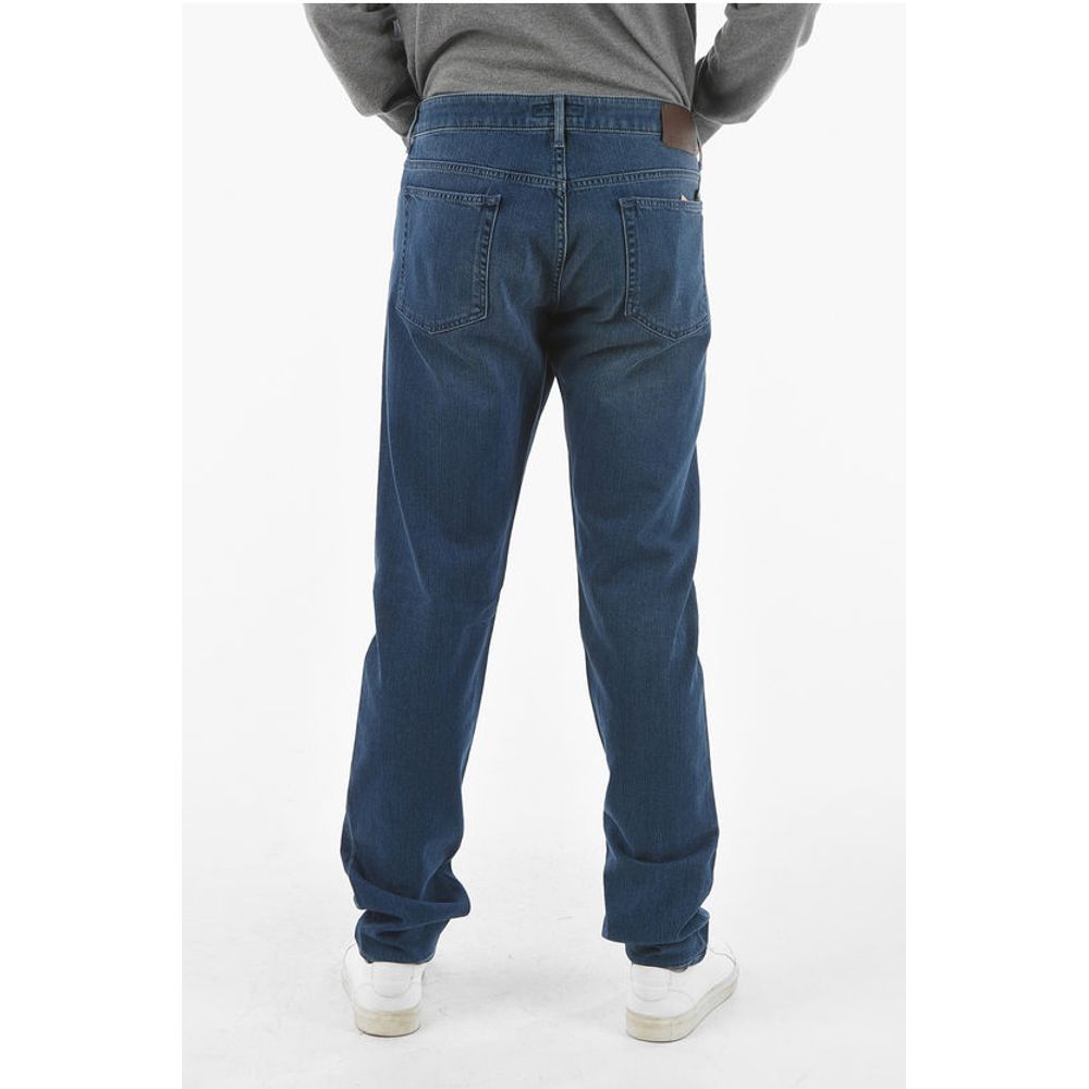 Corneliani ID Mid-wash Straight-leg Jeans