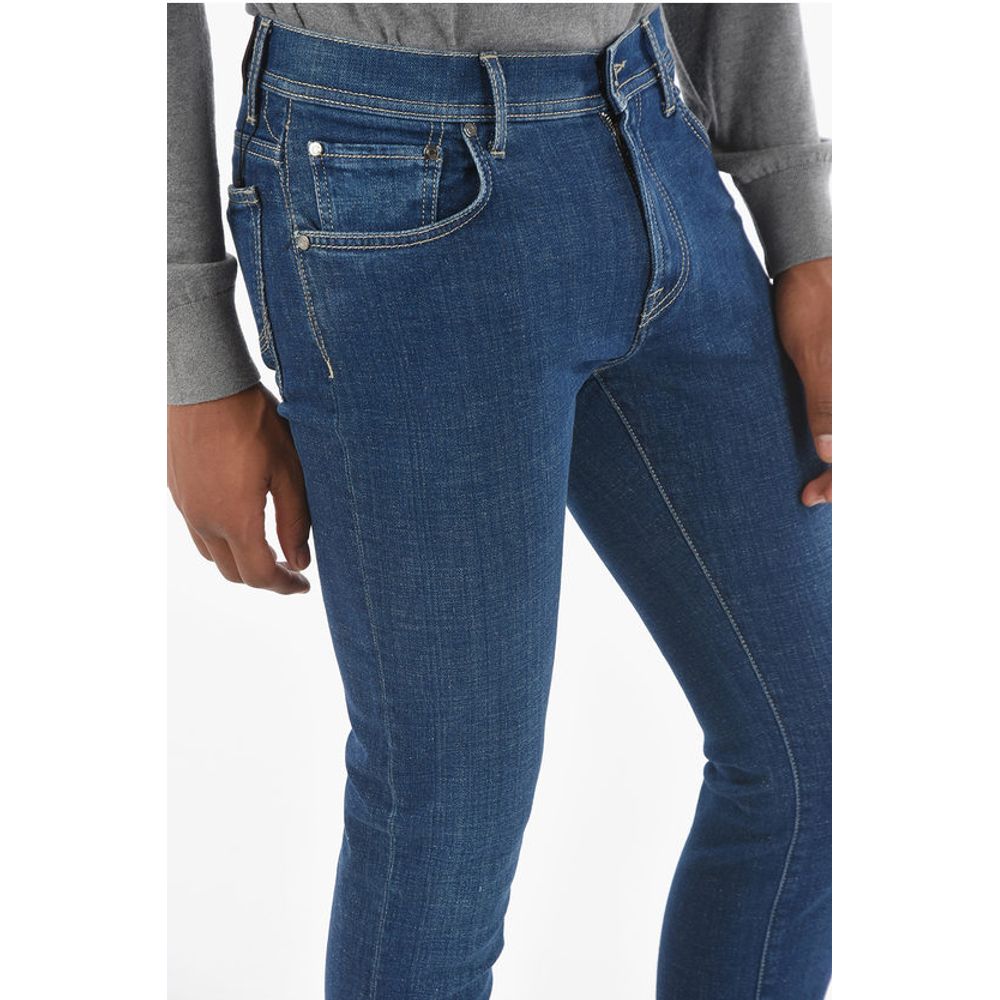 Corneliani ID 5 Pocket Dark Wash Slim Fit Denims