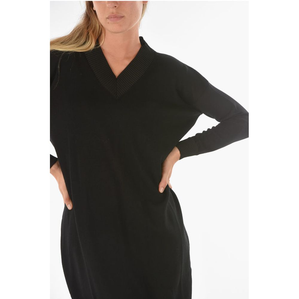 Ixos Knitted SWAPS Midi Dress with V Neckline