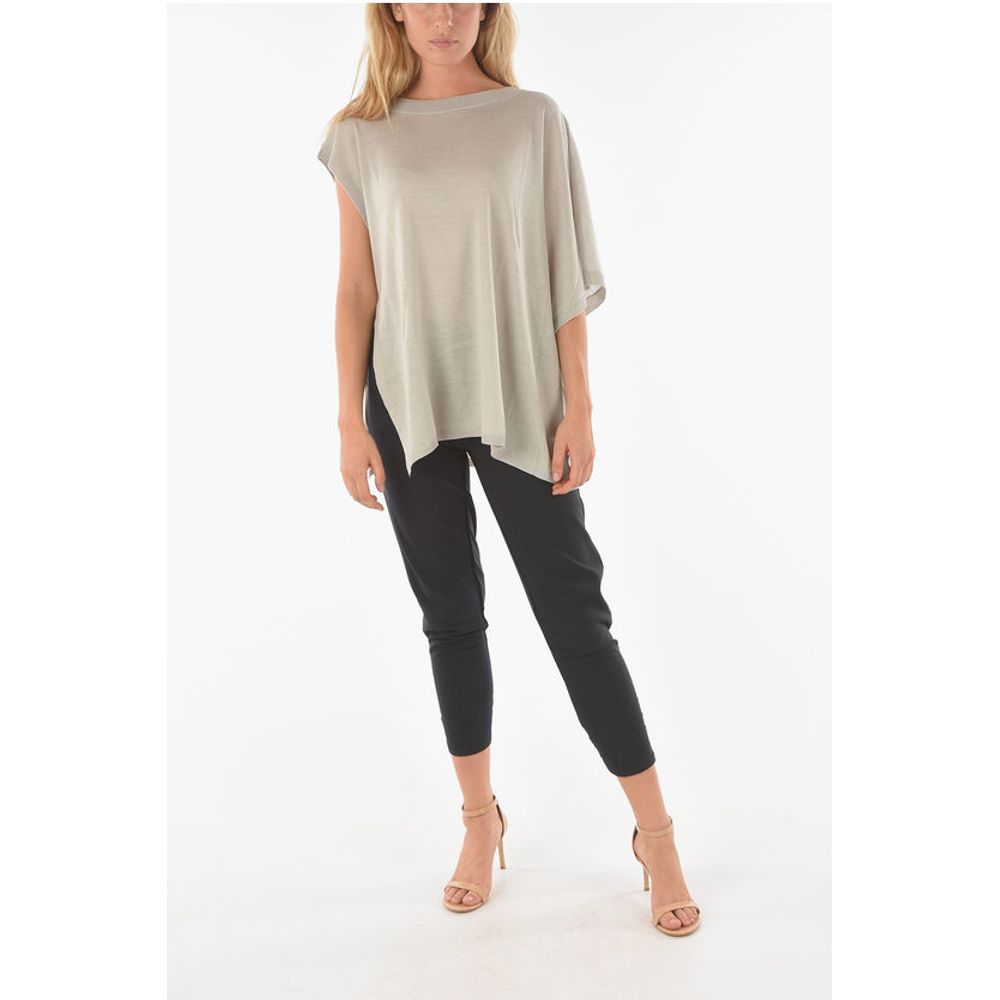 Ixos Asymmetical CURLIN Short-sleeve Sweater