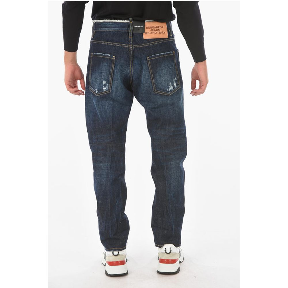 Dsquared² 20cm frayed waist WORK WEAR COMBAT jeans