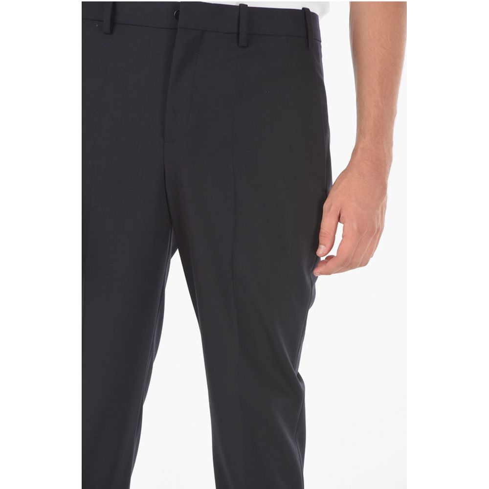 Neil Barrett Chino TAILORED Pants with Ribbed Ankle Cuffs