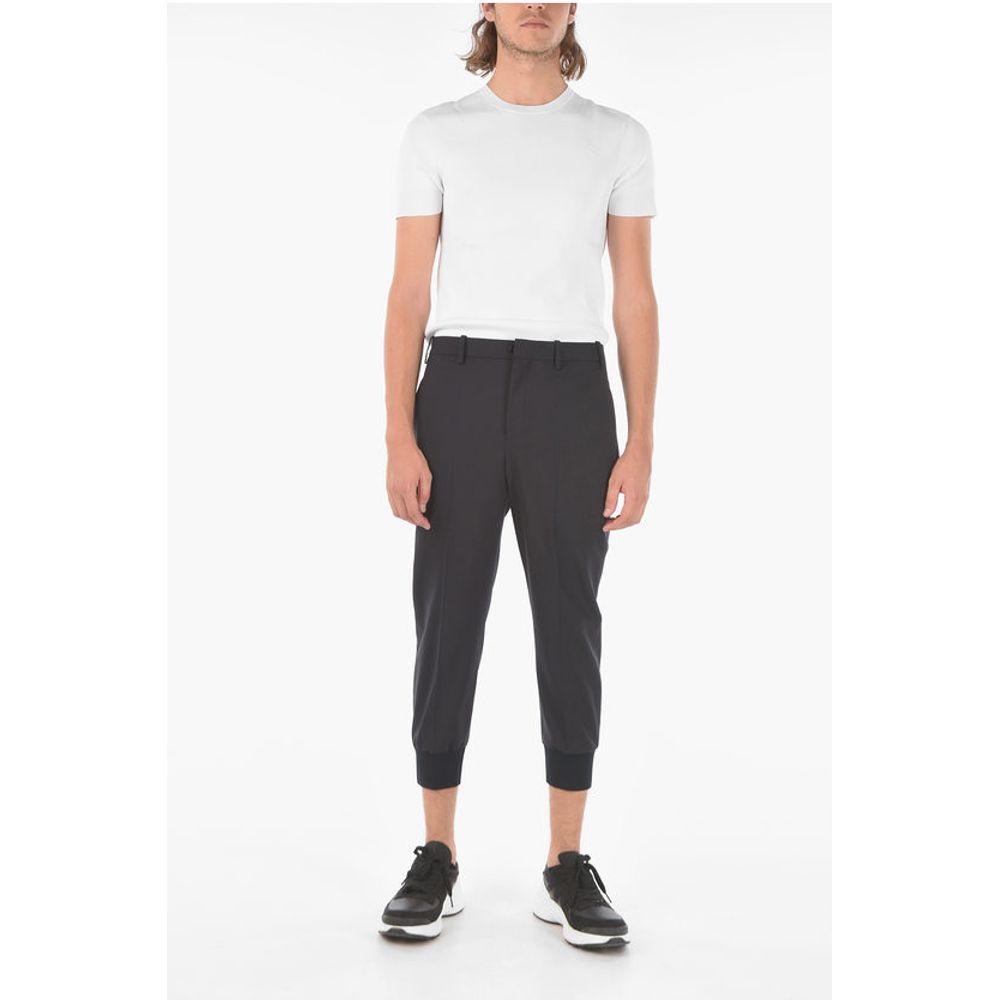 Neil Barrett Chino TAILORED Pants with Ribbed Ankle Cuffs