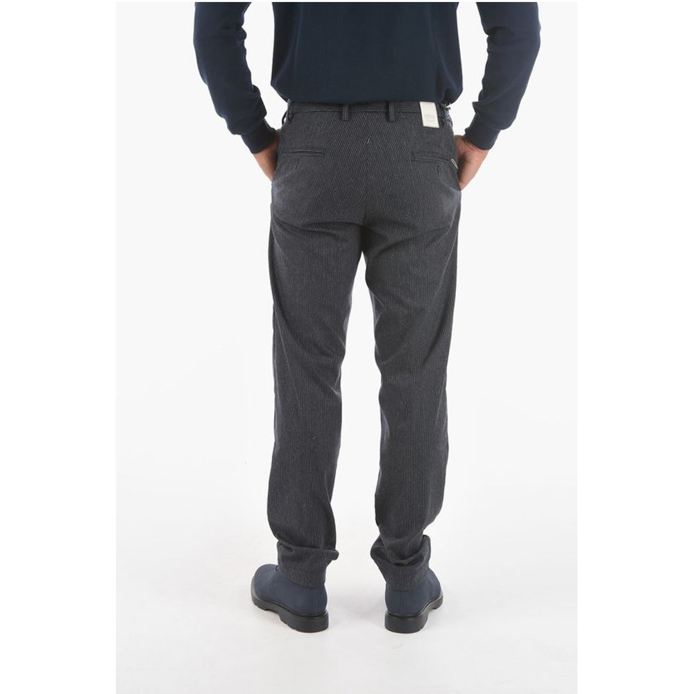 Cruna Double-pleated ROPPONGI2P.L. Pinstriped Pants