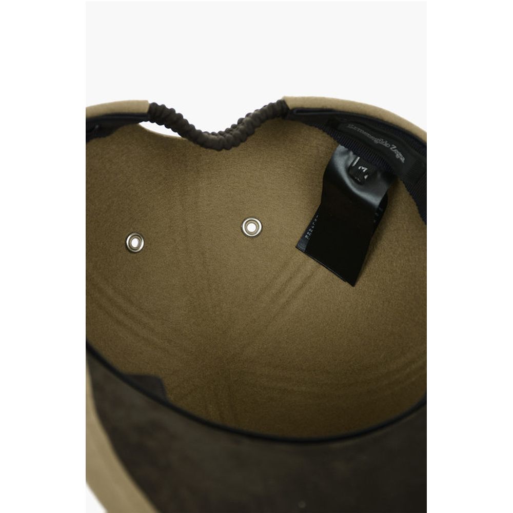 Ermenegildo Zegna Wool Hat with Leather Inner