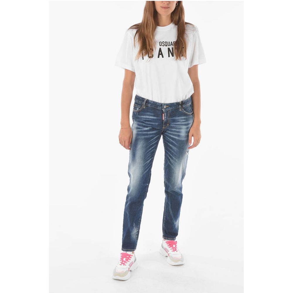 Dsquared² Regular Waist Skinny Fit Jeans
