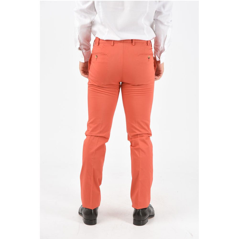 Corneliani ID Stretched Cotton Chino Pants with 4 Pockets