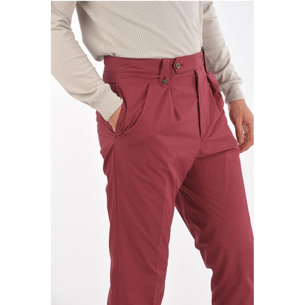 Corneliani Lined Chino Pants with Double Pleat