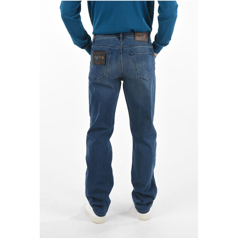Corneliani ID LUXURY DENIM 5-pocket Mid-wash Jeans