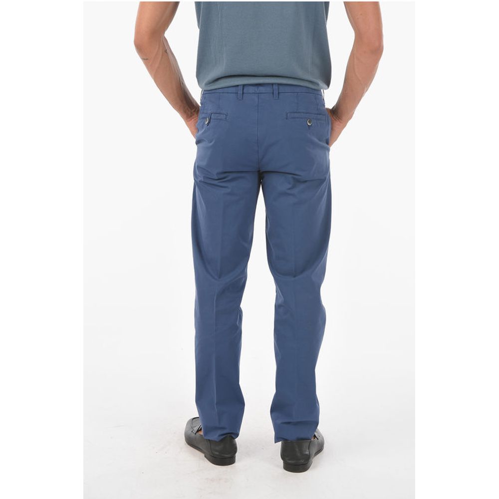 Corneliani ID Stretched Cotton Chino Pants with 5 Pockets