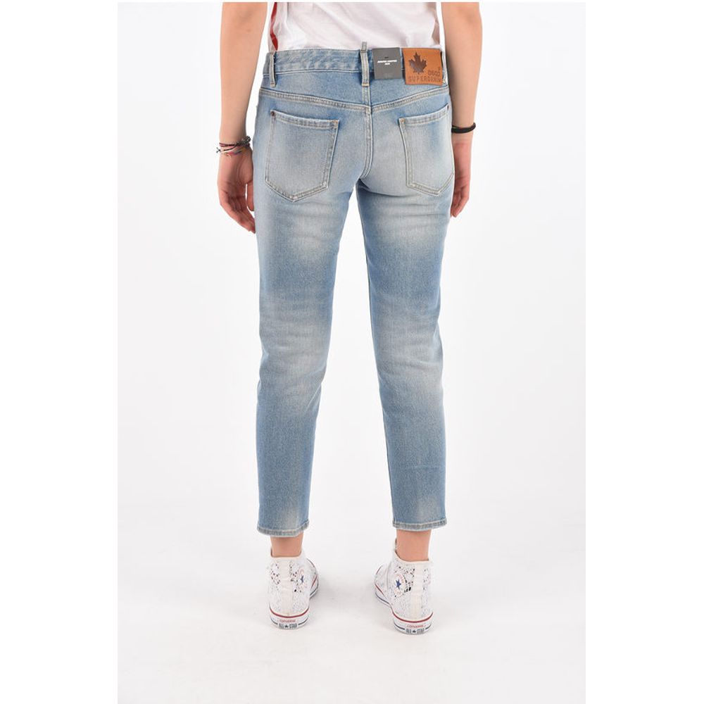 Dsquared² Low Rise JENNIFER CROPPED Denims