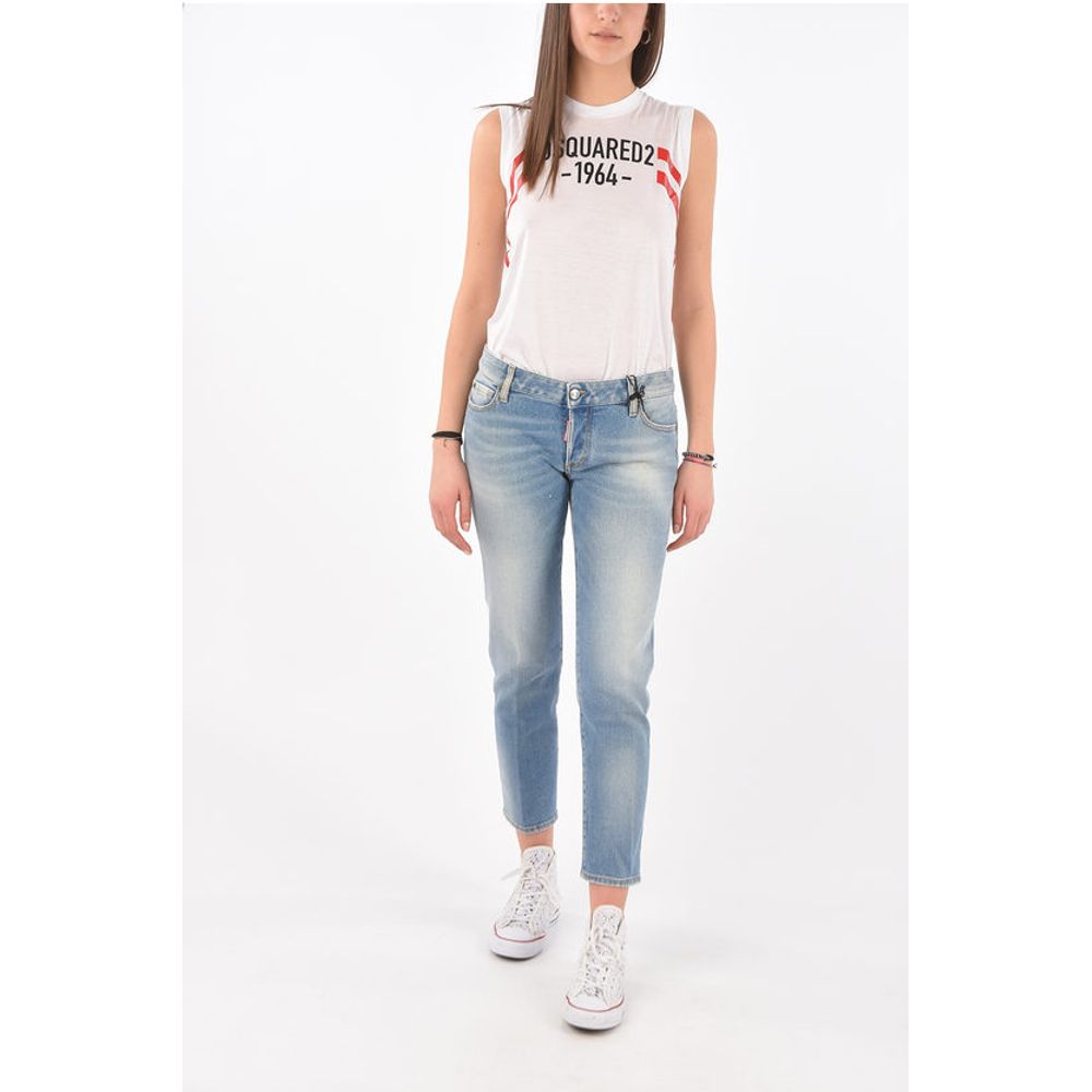 Dsquared² Low Rise JENNIFER CROPPED Denims