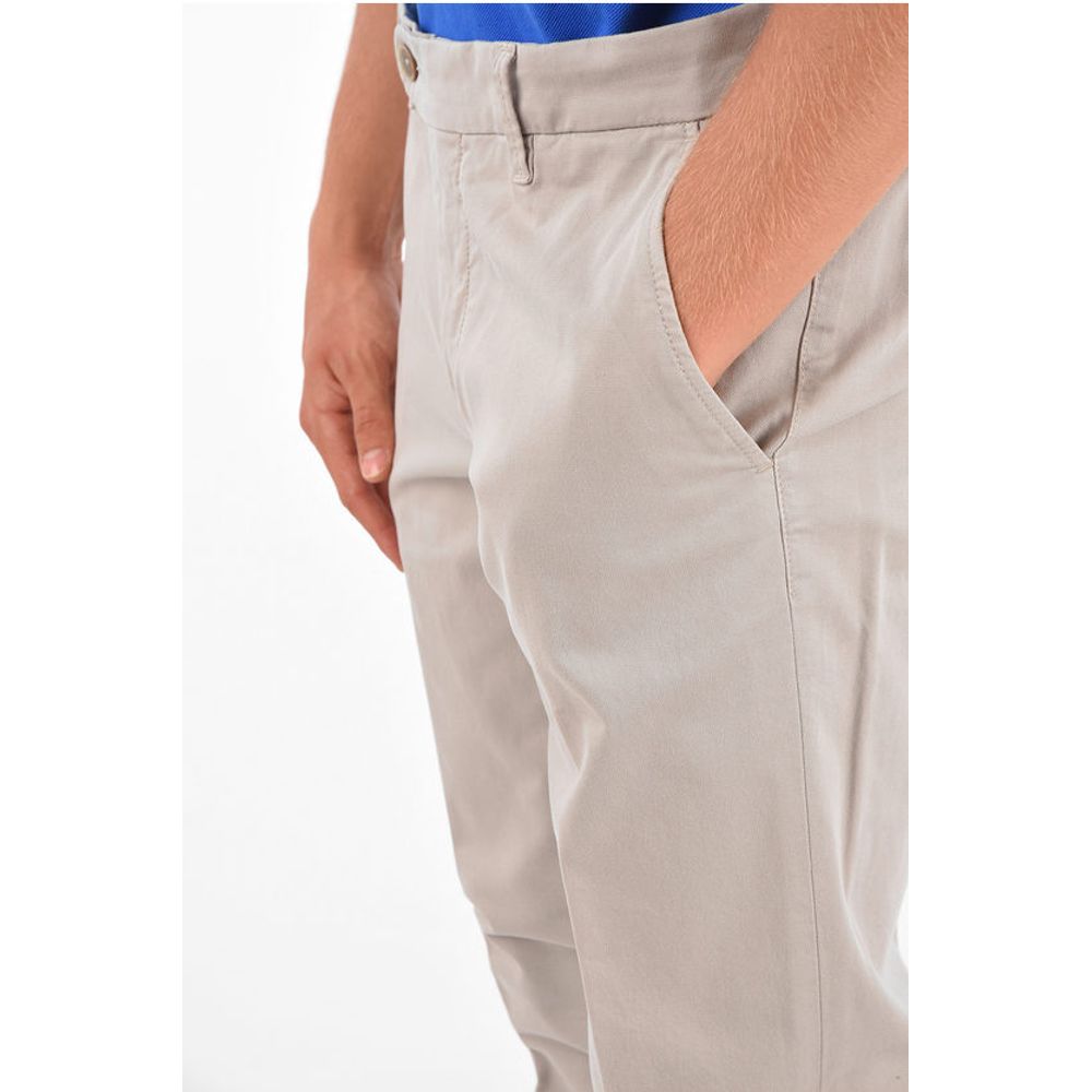 Corneliani ID Mid-rise waist chinos
