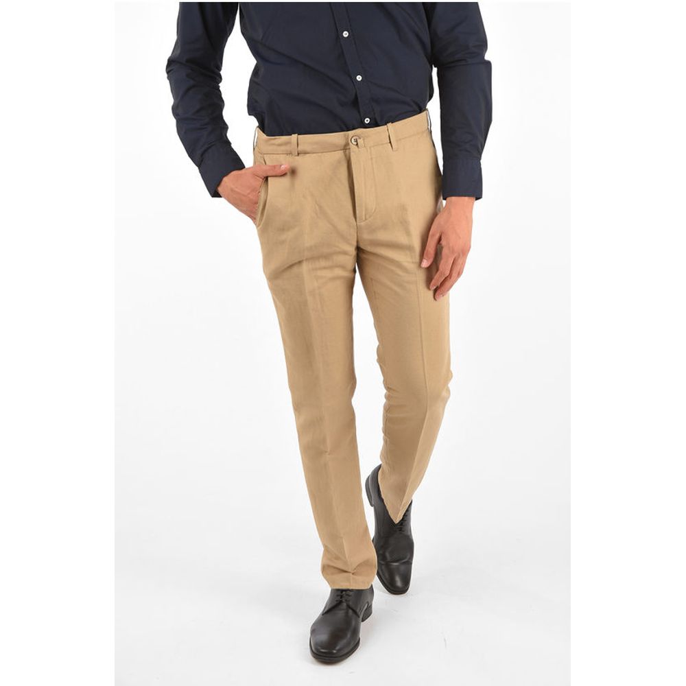 Corneliani Cotton and Linen Pants