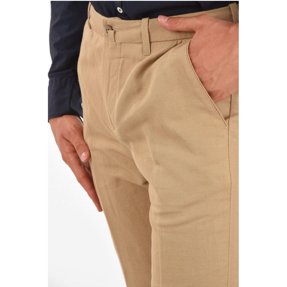 Corneliani Cotton and Linen Pants