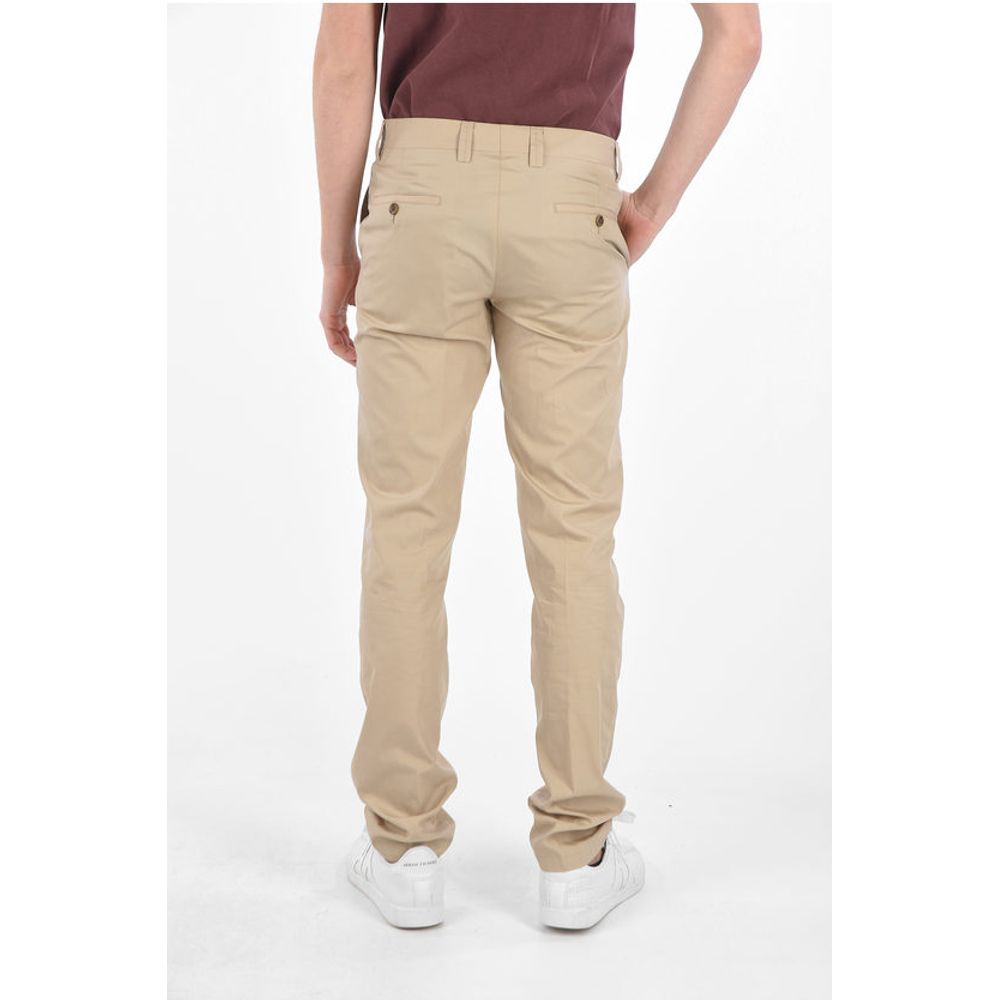Corneliani ID Silk blend IDENTITY belt loops trousers