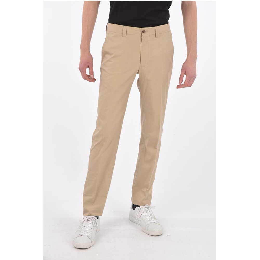 Corneliani ID Silk blend IDENTITY belt loops trousers