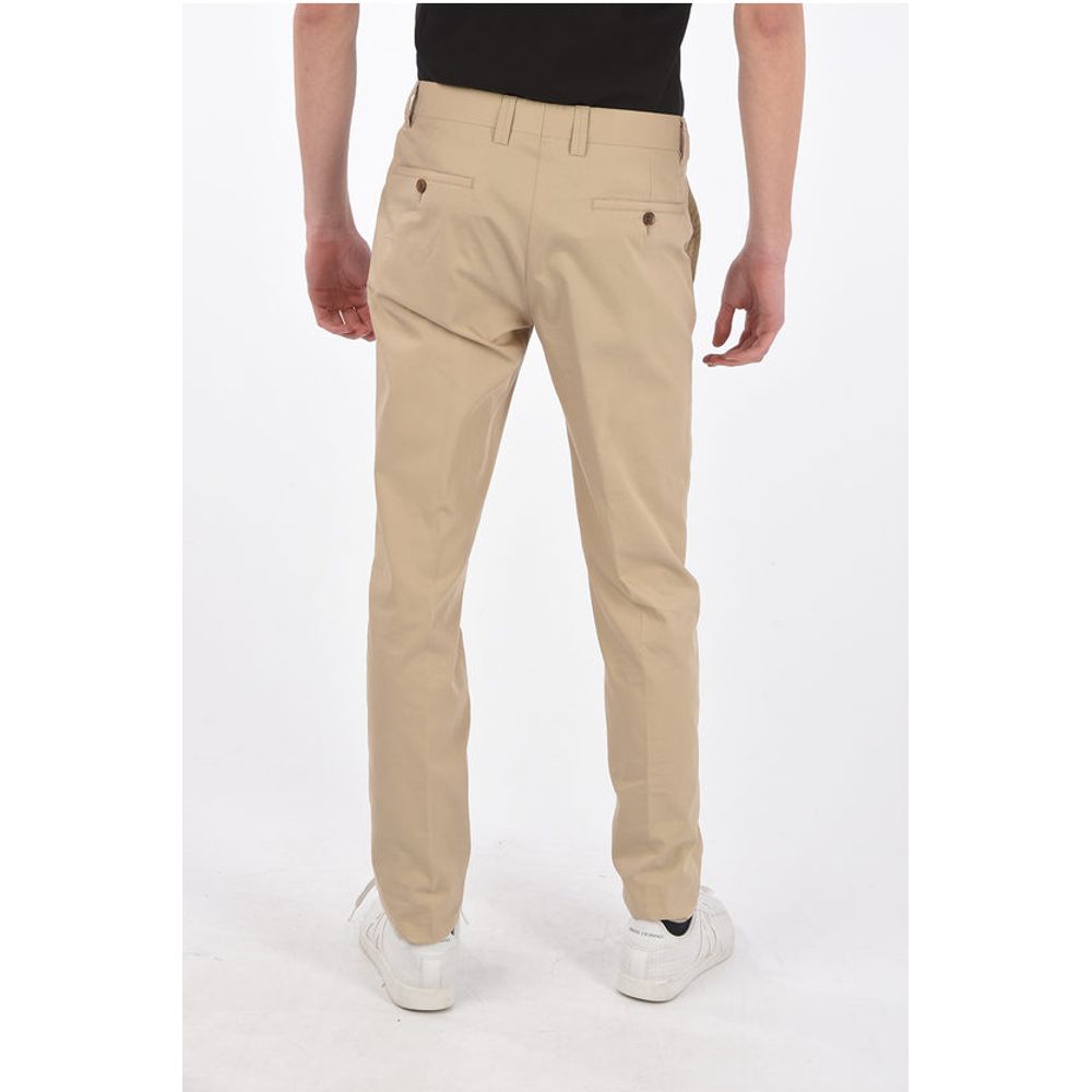Corneliani ID Silk blend IDENTITY belt loops trousers