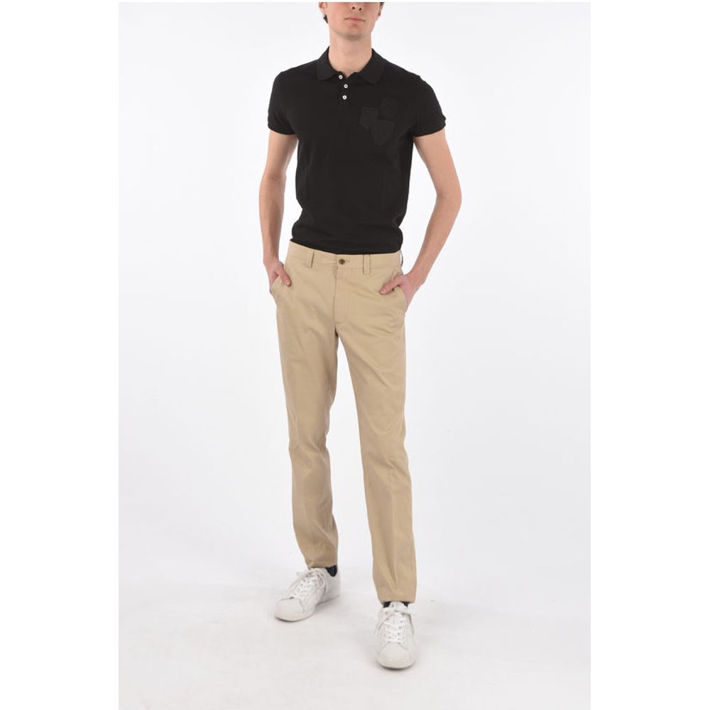 Corneliani ID Silk blend IDENTITY belt loops trousers