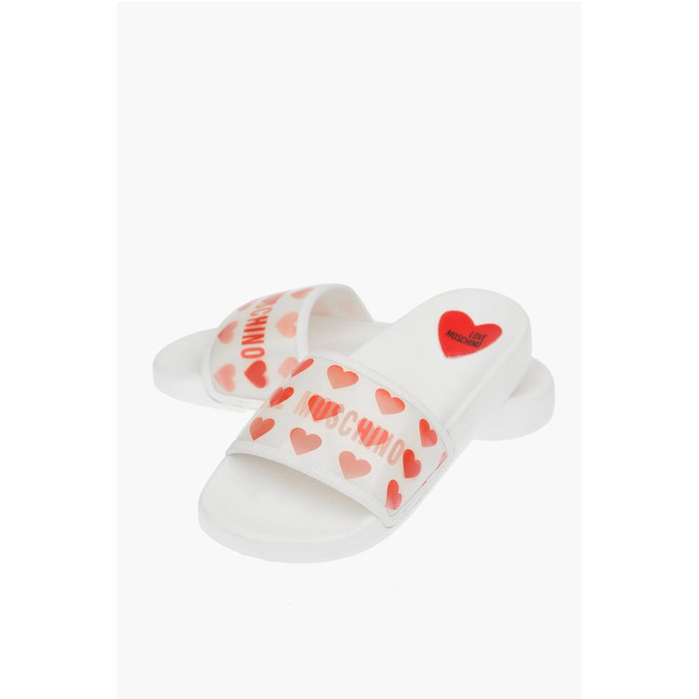 Moschino LOVE Heart Printed Slipper