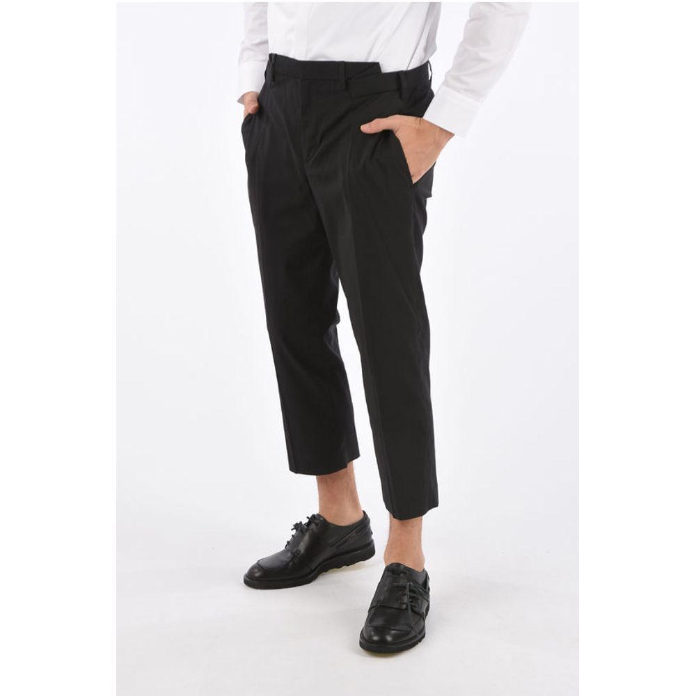 Neil Barrett Regular Rise Slim Fit Cropped Pants
