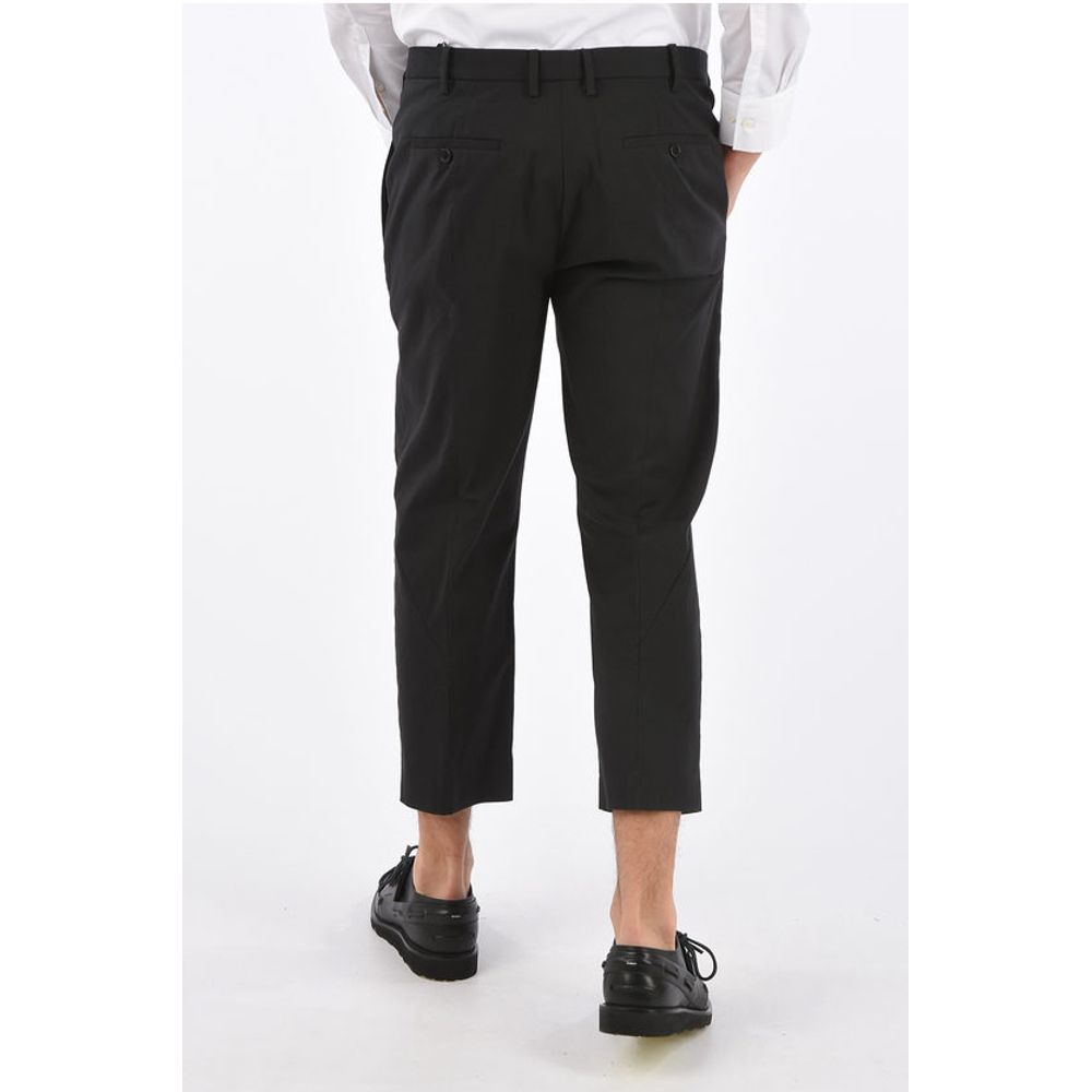 Neil Barrett Regular Rise Slim Fit Cropped Pants