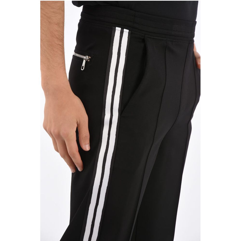 Neil Barrett Low Rise Easy Fit Piping Pants