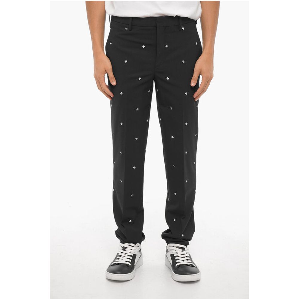 Neil Barrett Regular Waist Slim Fit Pants
