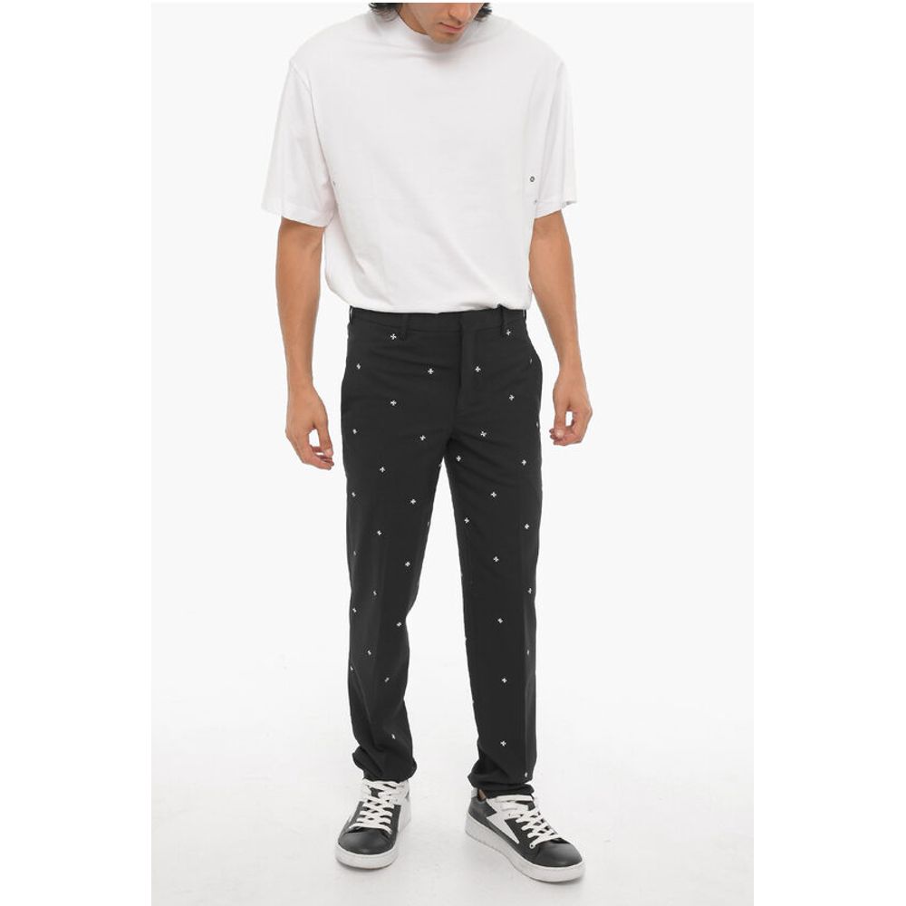 Neil Barrett Regular Waist Slim Fit Pants