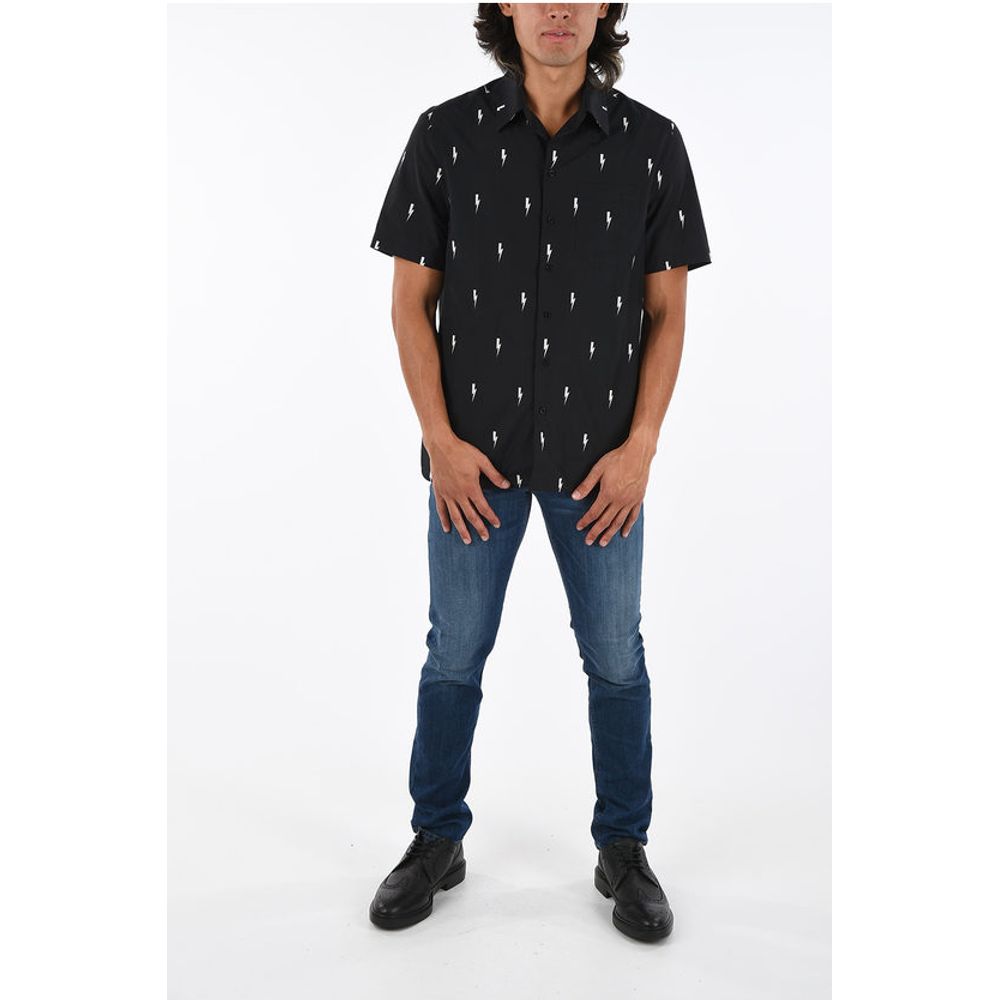 Neil Barrett Thunderbolt Printed Shirt