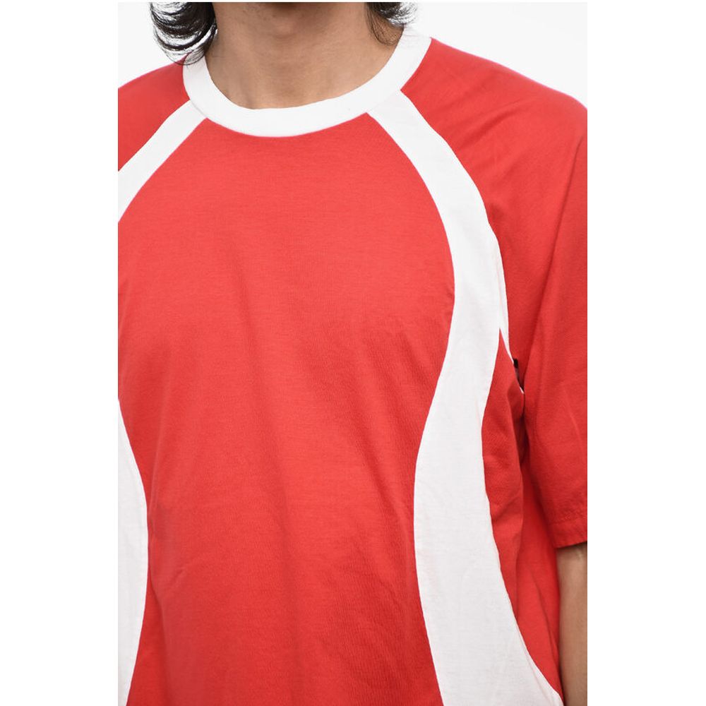 Dsquared² Two-Tone Cotton Crew-neck T-shirt