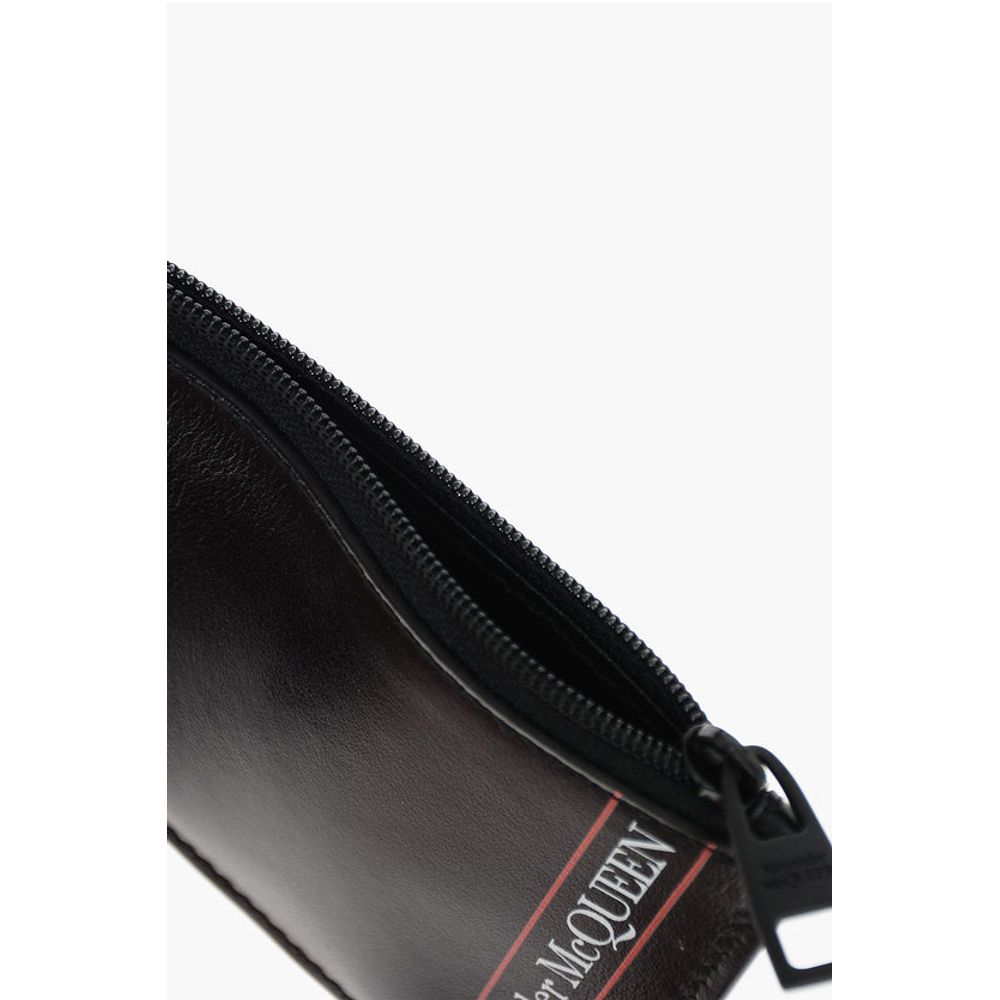 Alexander McQueen leather card holder